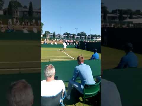 Walk around Wimbledon qualifying matches  at Roehampton Club