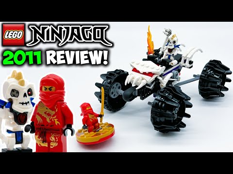2011 Nuckal's ATV Review! LEGO Ninjago Pilots Set 2518