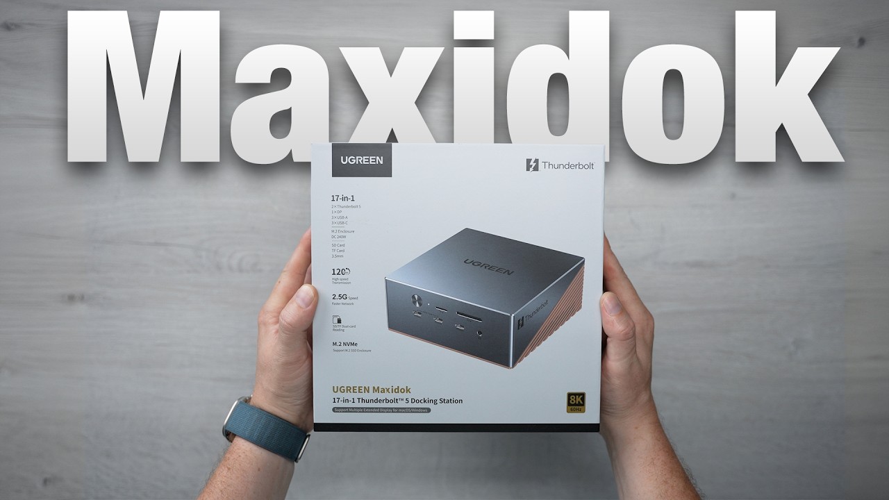 UGREEN Maxidok 17-in-1 Thunderbolt 5 ™ Docking Station - Mehr Anschlüsse für dein MacBook