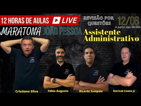 Maratona - Concurso João Pessoa - Assistente Administrativo - Super Revisão de Questões