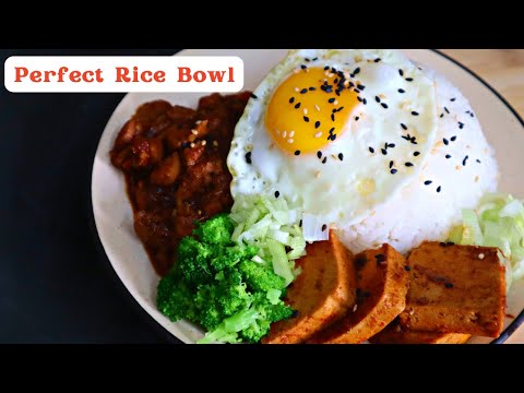 Korean Rice Bowl | Easy to Make Rice Bowl Recipe | Kimchi Rice Bowl Recipe