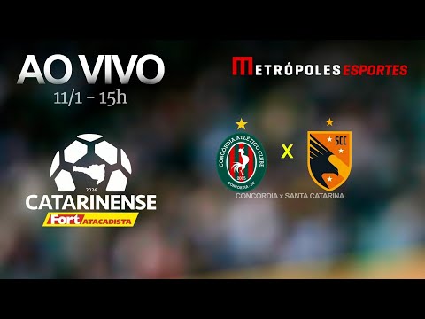 CATARINENSE 2026 - CONCÓRDIA x SANTA CATARINA - AO VIVO E COM IMAGENS - 11.01.26
