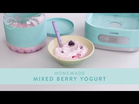 Homemade Mixed Berry Yogurt