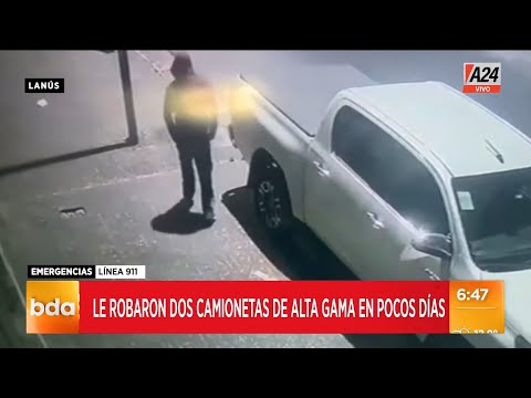 Nueva modalidad de robo de camionetas: las abren aún cerradas I A24