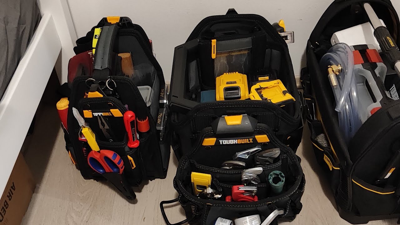 Toughtbuilt- 12" M TOOL TOTE TB-CT-82-12 AND 8" TOTE+POUCH TB-CT-180-8" review