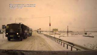 preview picture of video 'Временный мост через Карасук в Краснозёрке'