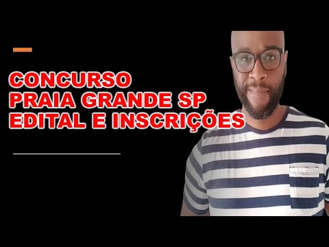Concurso Praia Grande SP 2021 inscrições até 18/11/21 provas 05/12/21 Como estudar e passar
