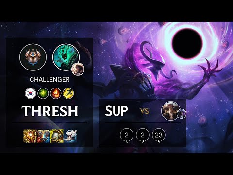Thresh Support vs Sett - KR Challenger Patch 10.25