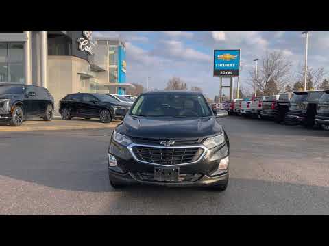 2020 Chevrolet Equinox AWD 4dr LT w/1LT in Black for sale at Royal Chevrolet in Orangeville, ON