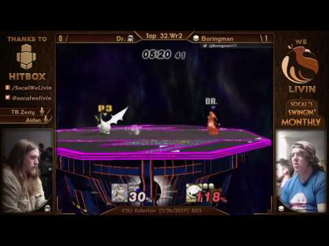 We Livin' V: Top 32//WR2 ft. Boringman (Meta Knight) VS Dr. (Zelda)