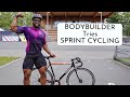 BODYBUILDER tries SPRINT CYCLING for the First Time | Ft @Francis Cade