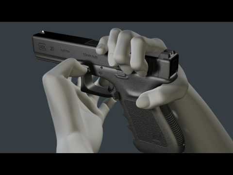 3D Glock Animation - How to disassemble and reassemble the G20