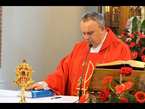 Uroczyste wprowadzenie nowego proboszcza ks. Sławomira Mazurka.