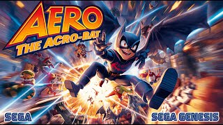 Aero the Acro-Bat - Sega Genesis / Sega Mega Drive (Gameplay)
