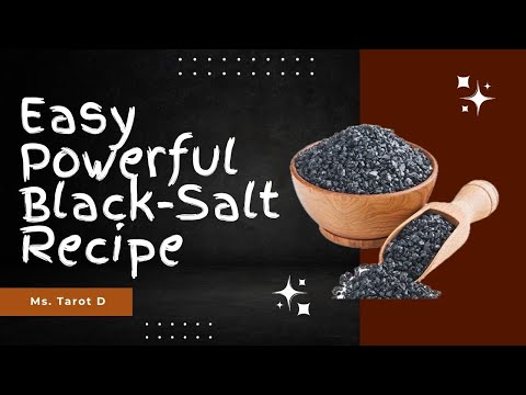 How To Make Easy and Powerful Black Salt #blacksalt