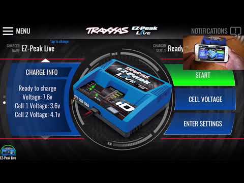 Charging a non Traxxas ID Lipo with Traxxas EZ Peak Live Charger and App