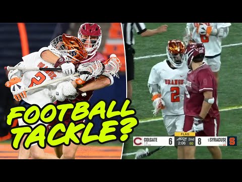 MOST PHYSICAL Moments From Brutal Lacrosse Game