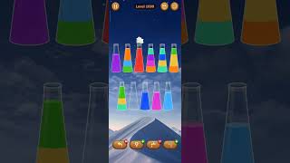 1099 level Water sort - color sort game #gameshorts #watercolor #asmr #gameplay #shorts #play