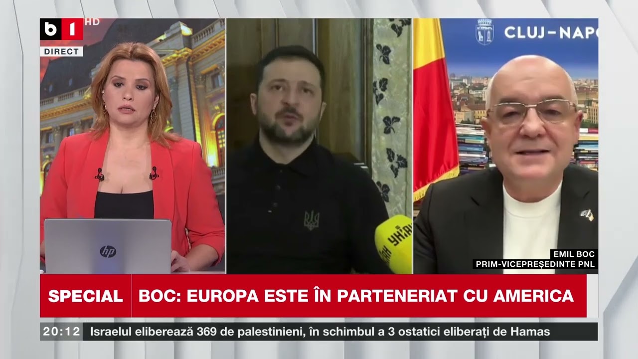 SPECIAL B1 CU CIURLIN. BOC, REACȚIE DUPĂ ACUZAȚIILE LUI VANCE/BĂSESCU:TRUMP ARE PARTENERIAT CU PUTIN