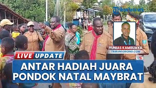 Sekda Maybrat Serahkan Hadiah ke Juara Pondok Natal, Wujud Kepedulian Pemerintah atas Antusias Warga