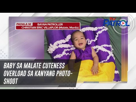 Baby sa Malate cuteness overload sa kanyang photoshoot TV Patrol