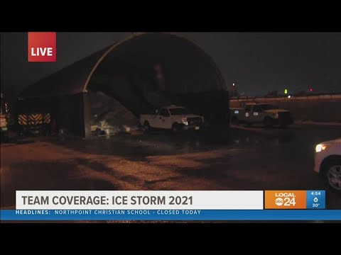 Ice storm update from TDOT