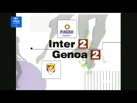 1991-92 (14^ - 15-12-1991) INTER-Genoa 2-2 [Brehme,Aguilera,Eranio,Pizzi] Servizio D.S.Rai1