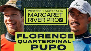 John John Florence vs Samuel Pupo | Western Australia Margaret River Pro 2024 - Quarterfinal