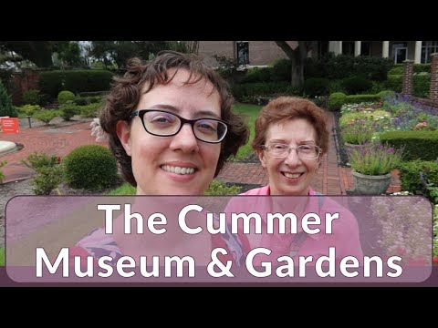 Explorar a arte e os jardins do museu Cummer – uma coisa divertida para fazer em Jacksonville, Flórida!