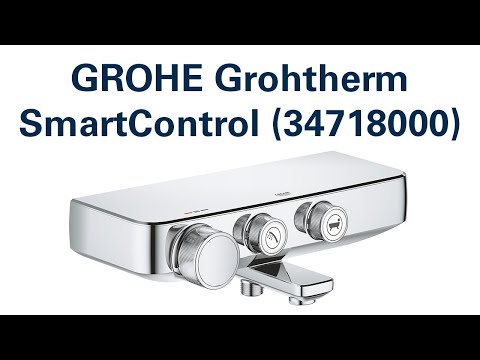 Grohe Grohtherm SmartControl termostatinis vonios maišytuvas, chromas video