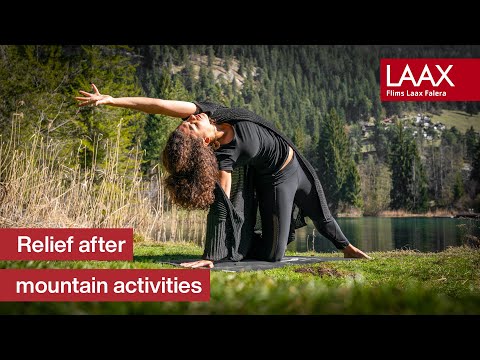 Yoga for relief after biking, hiking and other mountain activities | LAAX Yoga Lesson