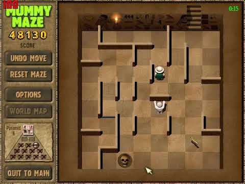 Mummy Maze Deluxe: Classic Mode (Full Walkthrough) 2