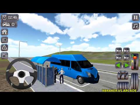 Sprinter Minibus Simulator 3D | Blue Minibus Unlocked Van Driving 2018 - Android GamePlay