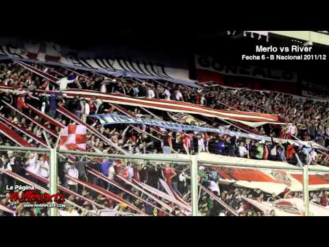 "River vos sos mi vida, vos sos la pasión..." Barra: Los Borrachos del Tablón • Club: River Plate