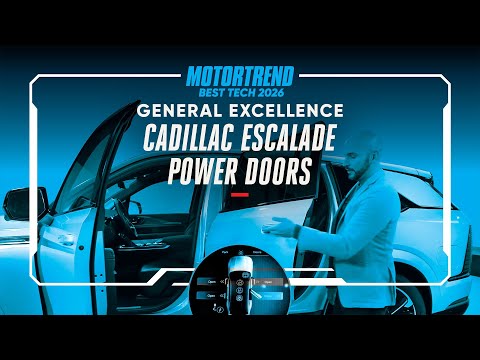 Best Tech 2026: Cadillac Escalade’s Power Doors Make Every Arrival an Event