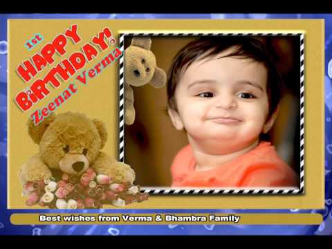 Happy 1st Birthday - ZEENAT