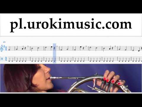 Nauka Gry Na Waltorni Jingle Bell Rock Nuty Poradnik Część 1 um-i463