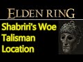 Elden Ring Shabriri's Woe Talisman location guide, taunt medallion for Mimic Tear summon