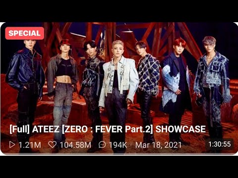 Ateez Vlive Eng Fever Showcase pt 1 had to split since phone messed up but full ver. is one 3-18-21