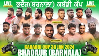 Bhadaur (Barnala) Kabaddi Cup 30 Jan 2024