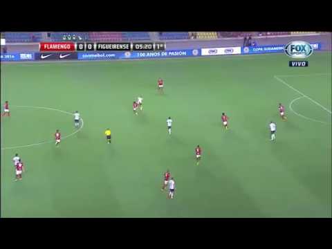 Gols Flamengo 3 x 1 Figueirense - Copa Sul Americana 2016