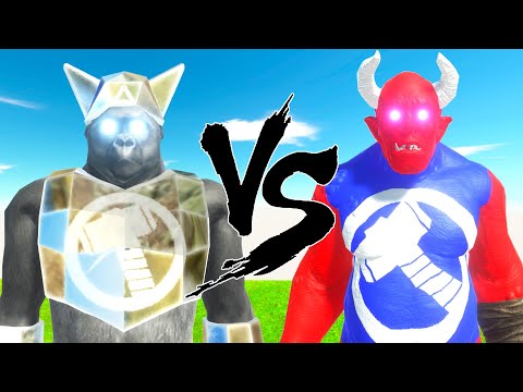 THOR GHOR HAMMER  vs  THOR OGRE LORD DEATH FALL - Animal Revolt Battle Simulator