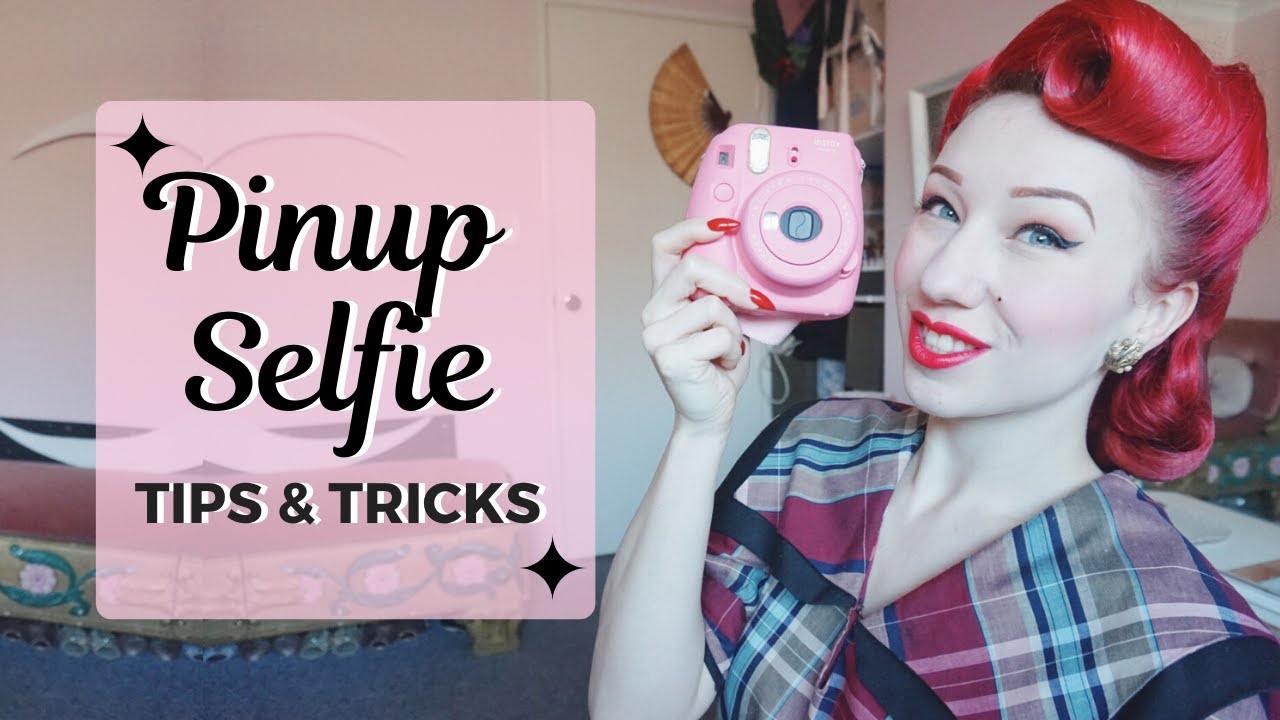 How To Take The Perfect Pinup Selfie - Vintage Self Portrait Tips & Tricks  - Miss Lady Lace.