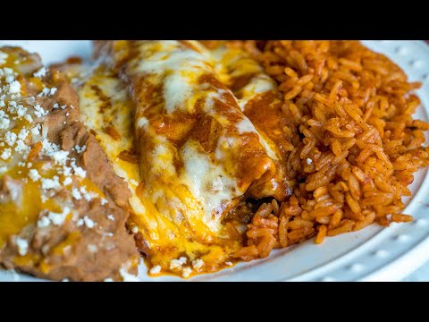 Tex Mex Restaurant Style Enchiladas