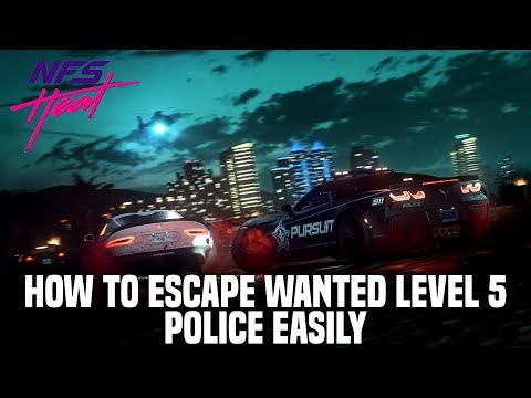 NEED FOR SPEED HEAT - How To Easily Deal With HEAT LEVEL 5 Police [ESCAPE POLICE IN SECONDS]