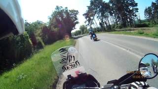 ride out with a group of mates