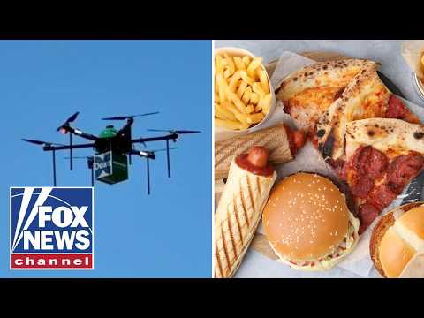 REALLY FAST FOOD: Delivery drones make first launch