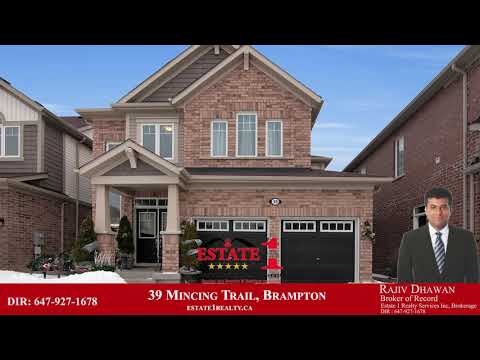 39 Mincing Trail, Brampton-VIRTUAL TOUR