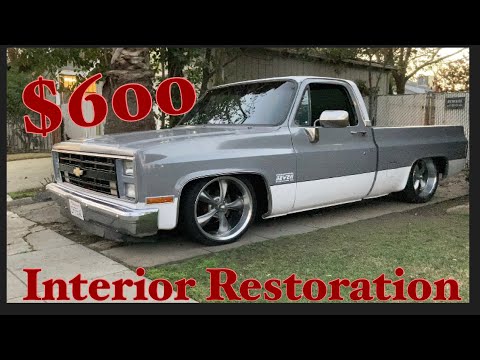 C10 square body $600 interior restoration. Price breakdown in vid.