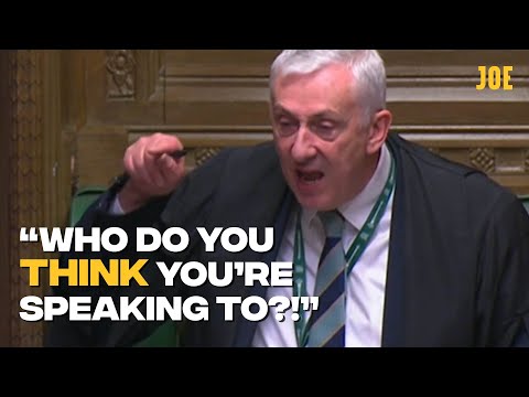 Absolutely furious Speaker completely loses it with Tory Minister for breaking rules of the House